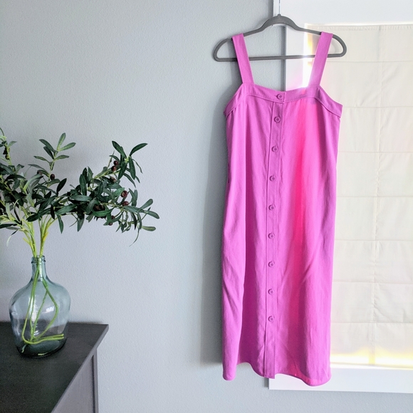 Purple Everlane Japanese GoWeave Picnic Dress - Picture 4 of 15